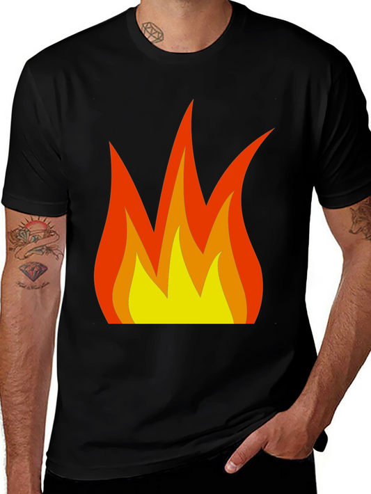 Flaming Hot Black Graphic Tee