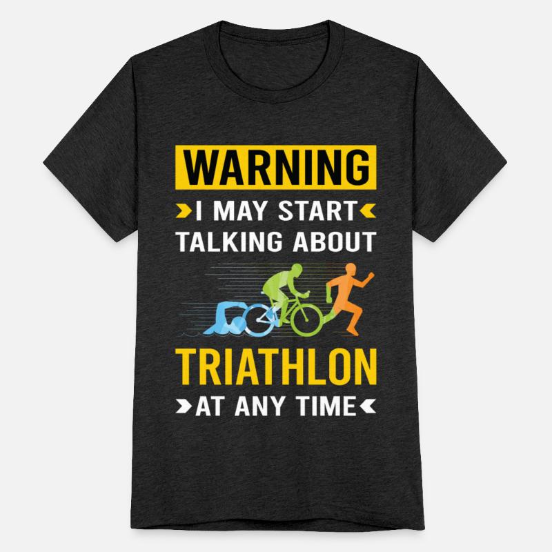 Warning Triathlon Triathlete