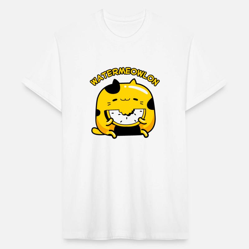 Watermelon Meow Cat Cute Fruit Yellow Butter Kitty