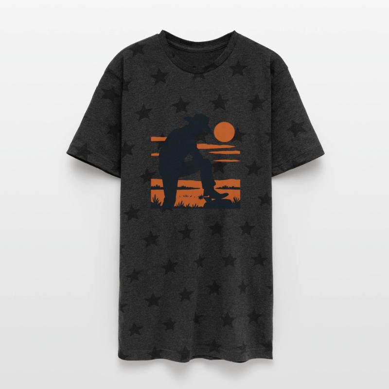 Western Cowboy Sunset Tee