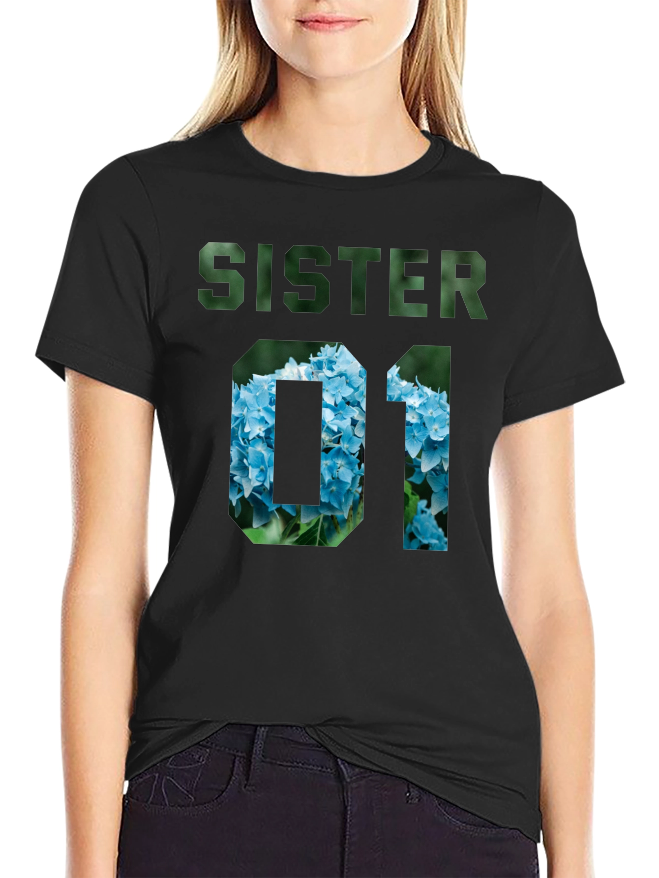 Sister 01 Floral Graphic T-Shirt