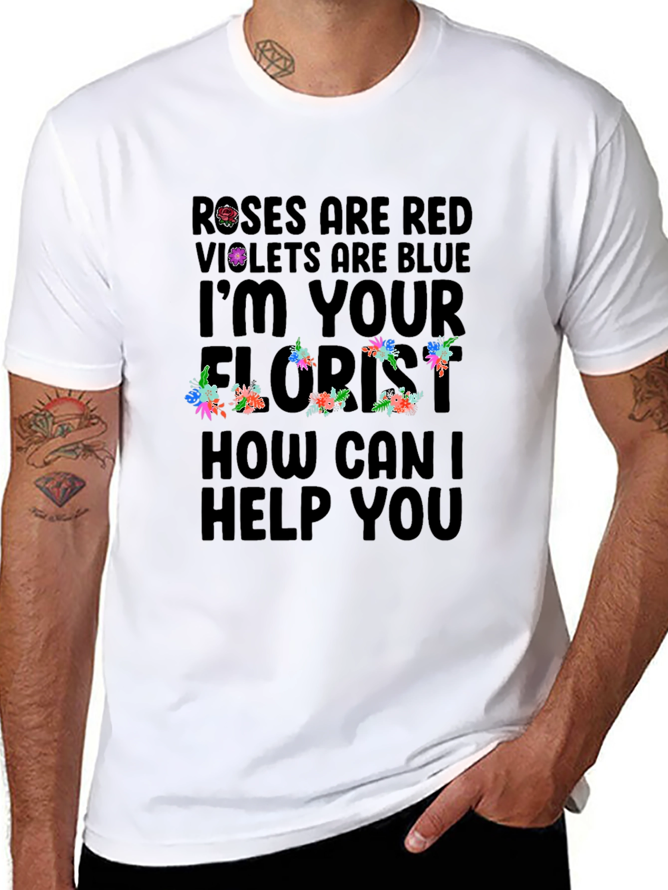 Roses are Red Florist T-Shirt