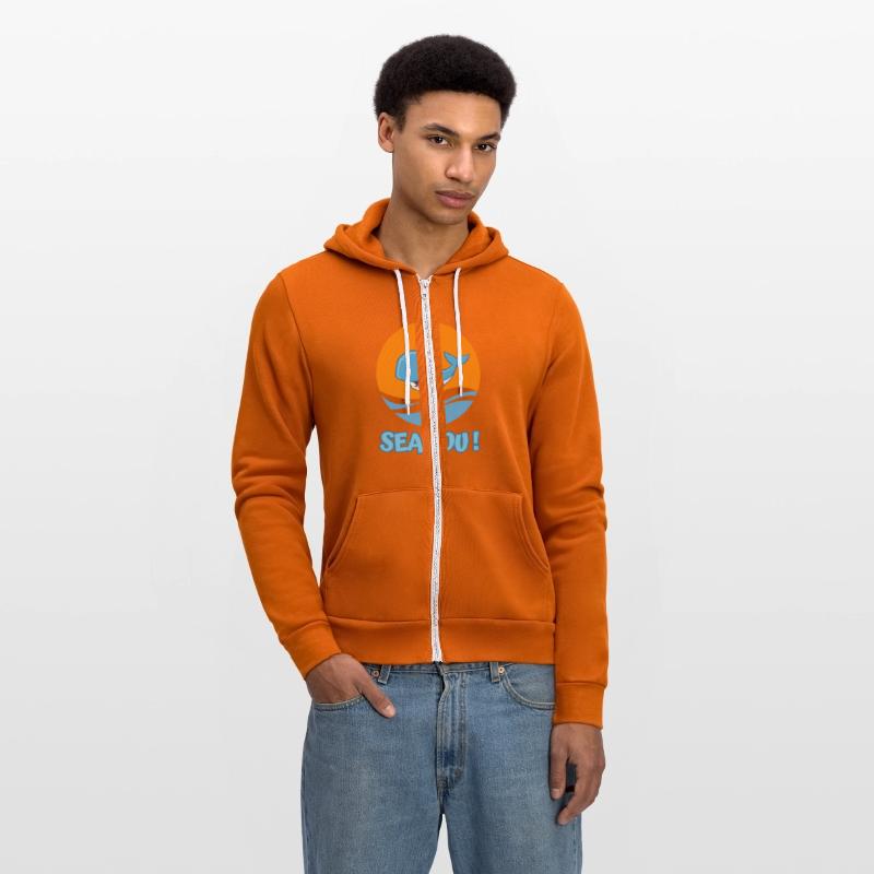 Whale in the sea greeting - "Sea you!"