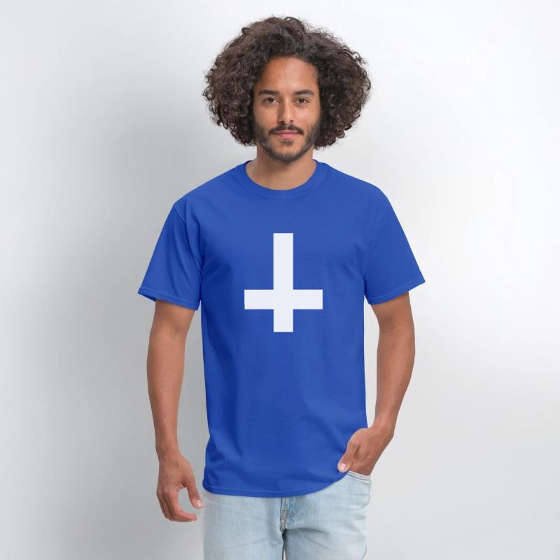 White Cross Upside Down