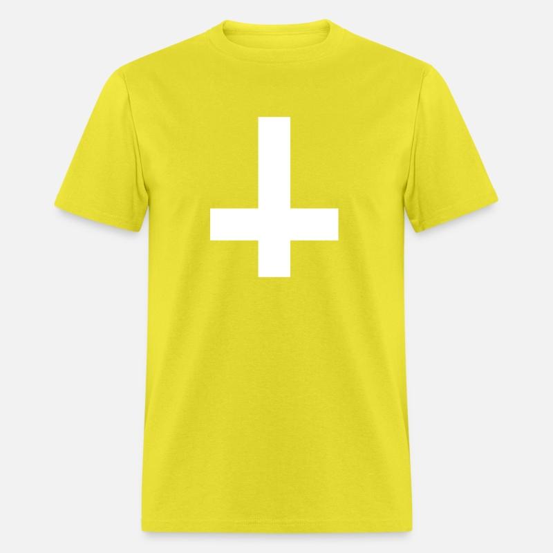 White Cross Upside Down