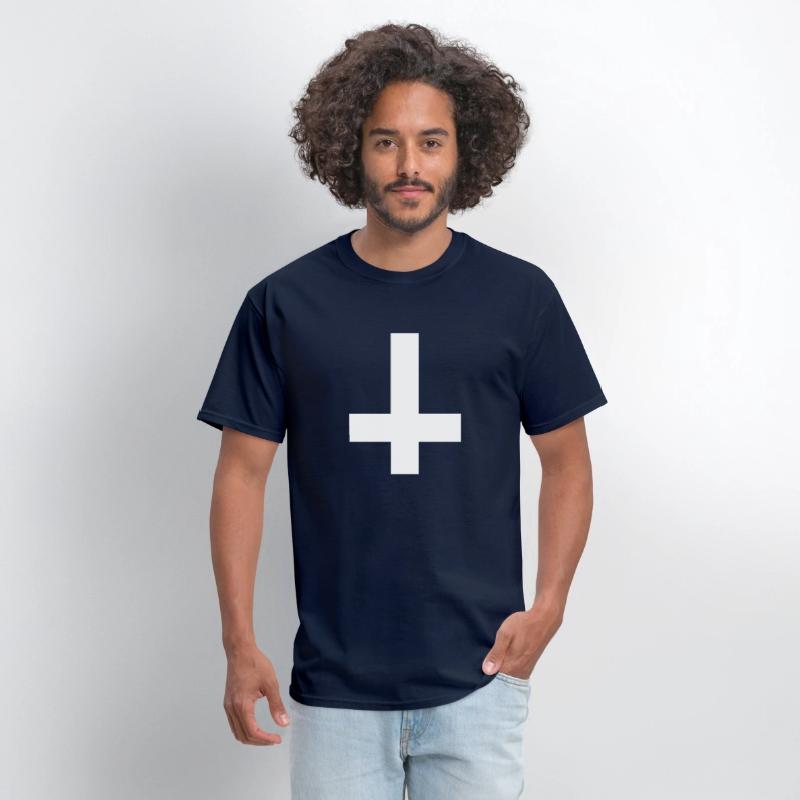 White Cross Upside Down