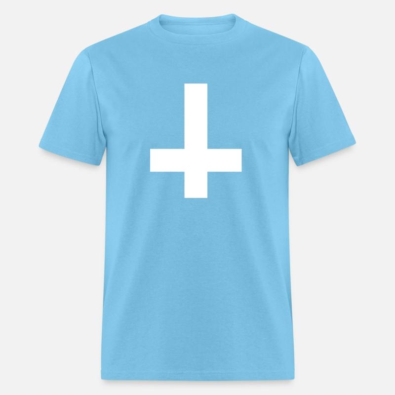 White Cross Upside Down