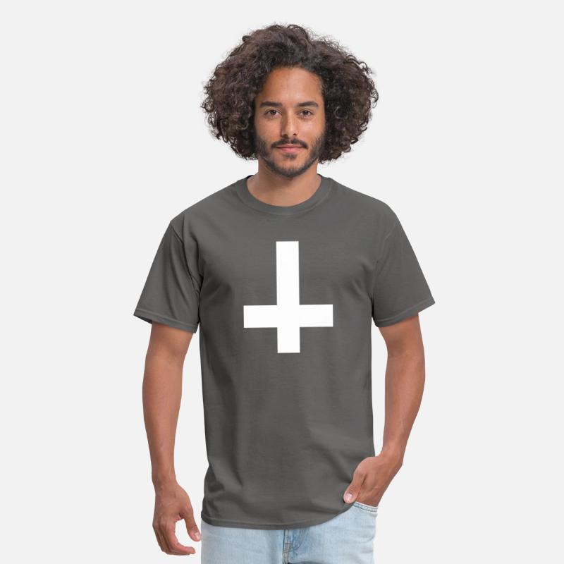 White Cross Upside Down