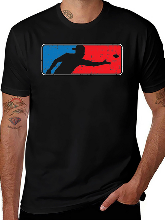 Frisbee Thrower Graphic Tee - Ultimate Disc Sport Shirt