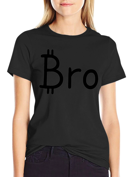Bitcoin Bro Black T-Shirt - Crypto Enthusiast Tee