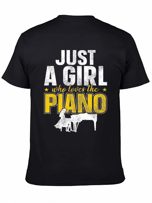 Just A Girl Who Loves The Piano T-Shirt