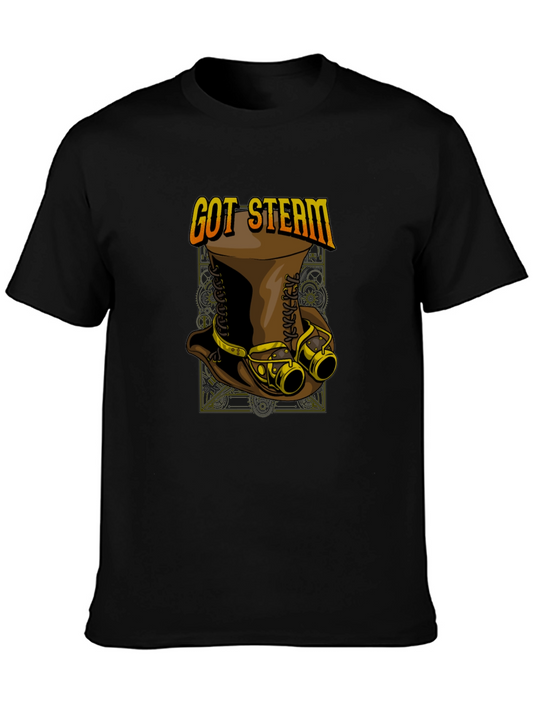 Got Steam Steampunk Hat & Goggles T-Shirt