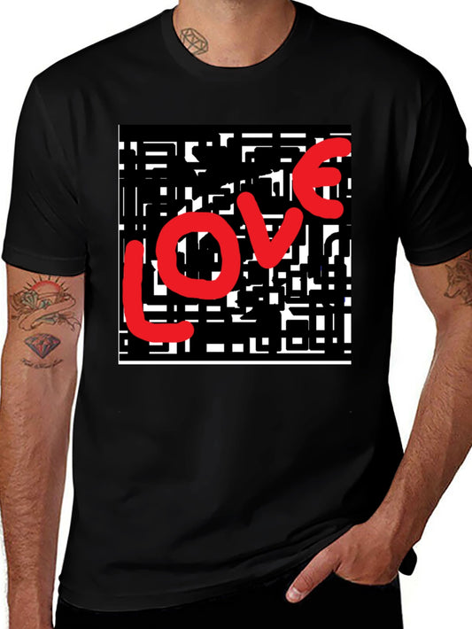 Abstract LOVE T-Shirt - Unique Design