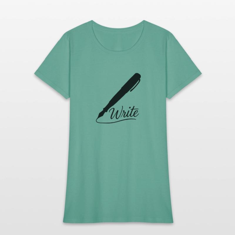 Write logo antique fountain pen writer screenplay