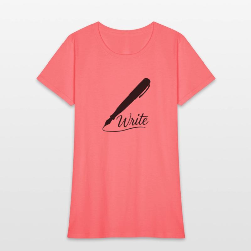 Write logo antique fountain pen writer screenplay