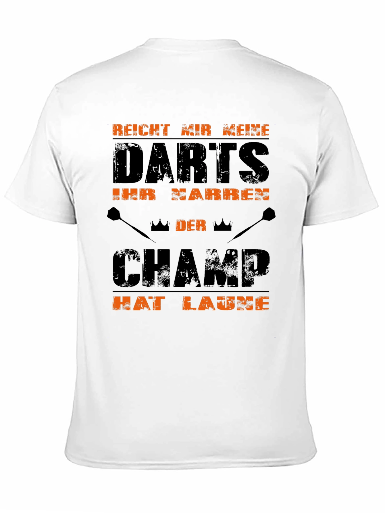 Darts Champ Graphic Tee - Fun Dart Player T-Shirt