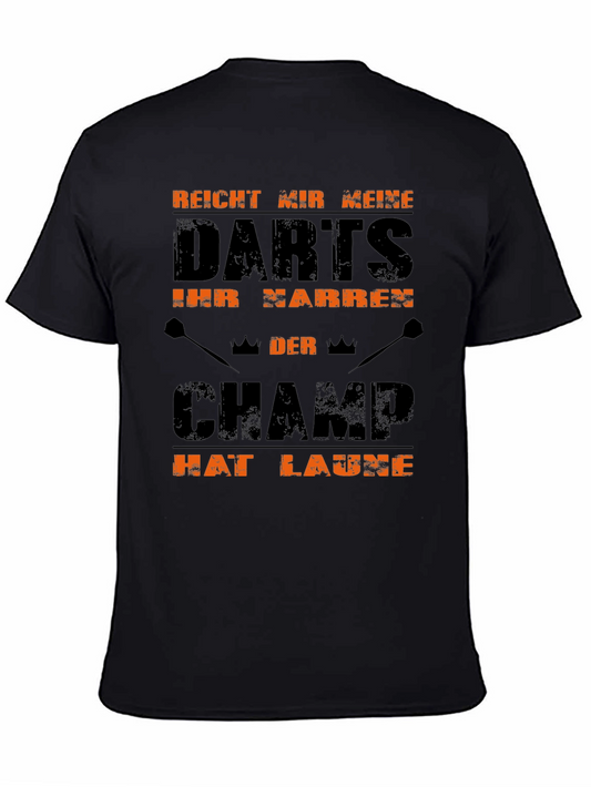 Darts Champ Graphic Tee - Fun Dart Player T-Shirt