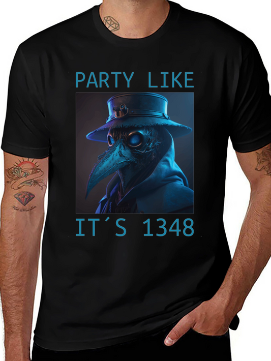 Plague Doctor T-Shirt - Party Like Its 1348
