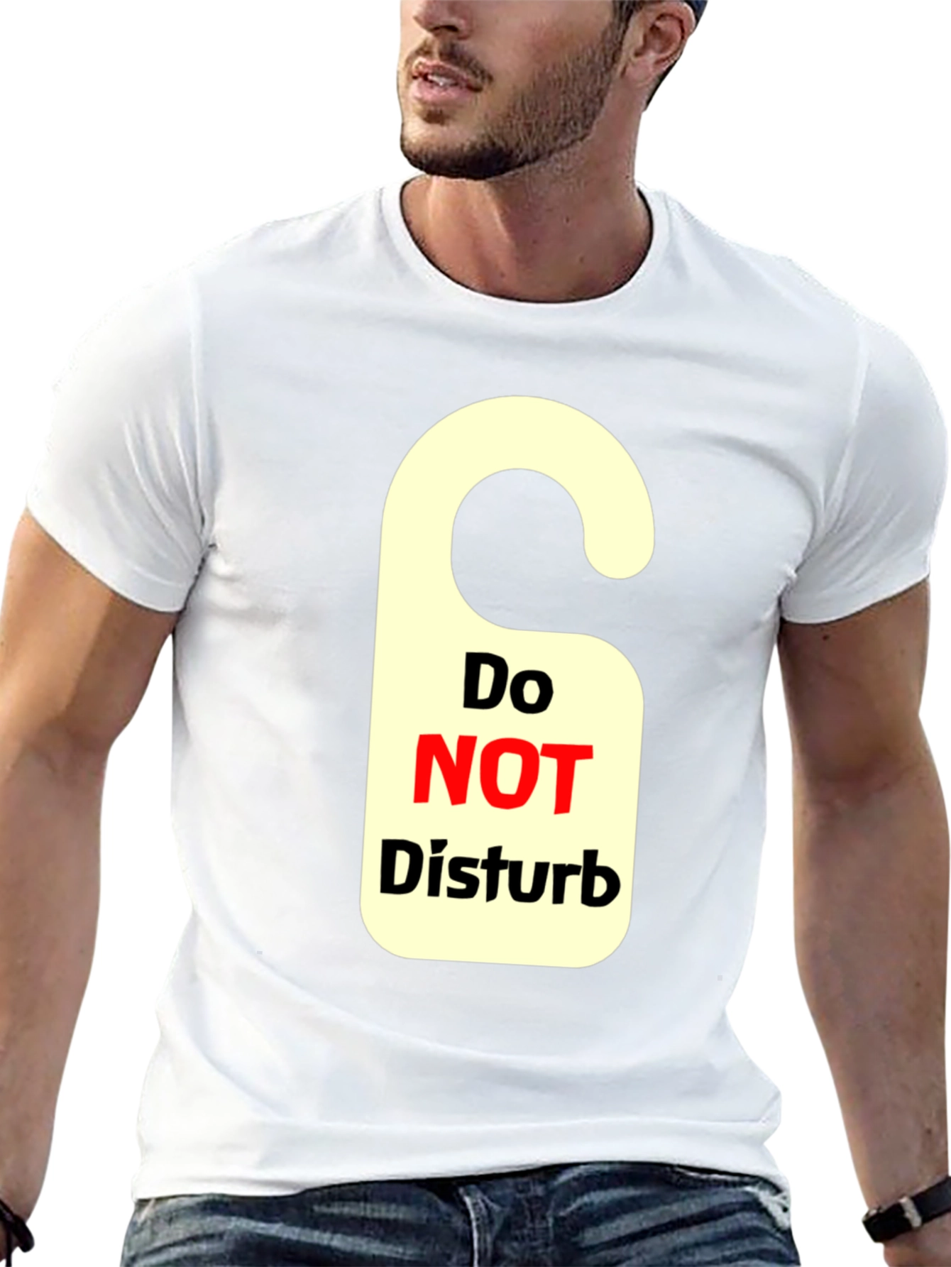 Do Not Disturb T-Shirt - Novelty Graphic Tee