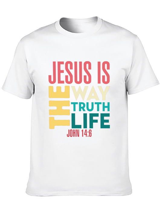 Jesus is the Way Truth Life T-Shirt - John 14:6 Christian Tee