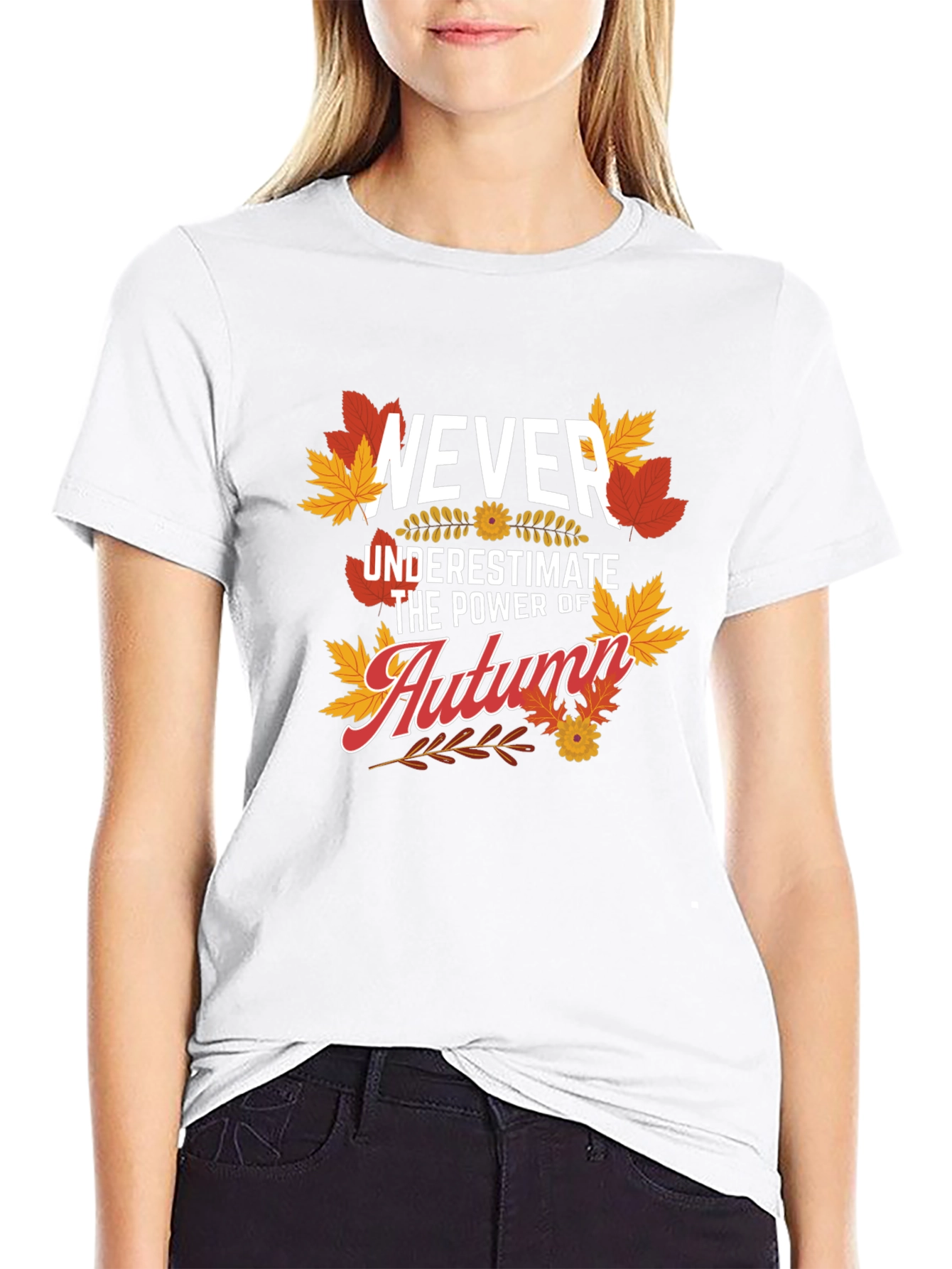 Never Underestimate The Power Of Autumn T-Shirt