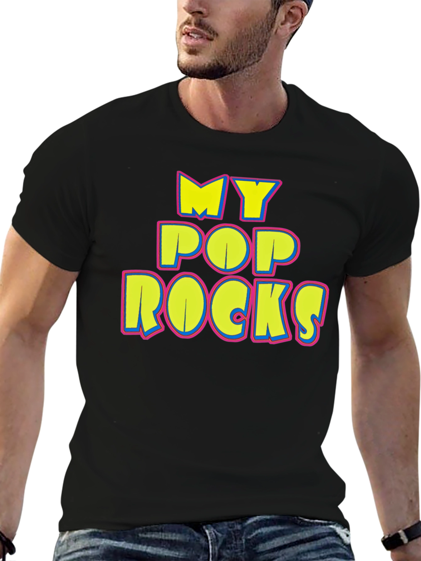 My Pop Rocks Graphic T-Shirt - Black