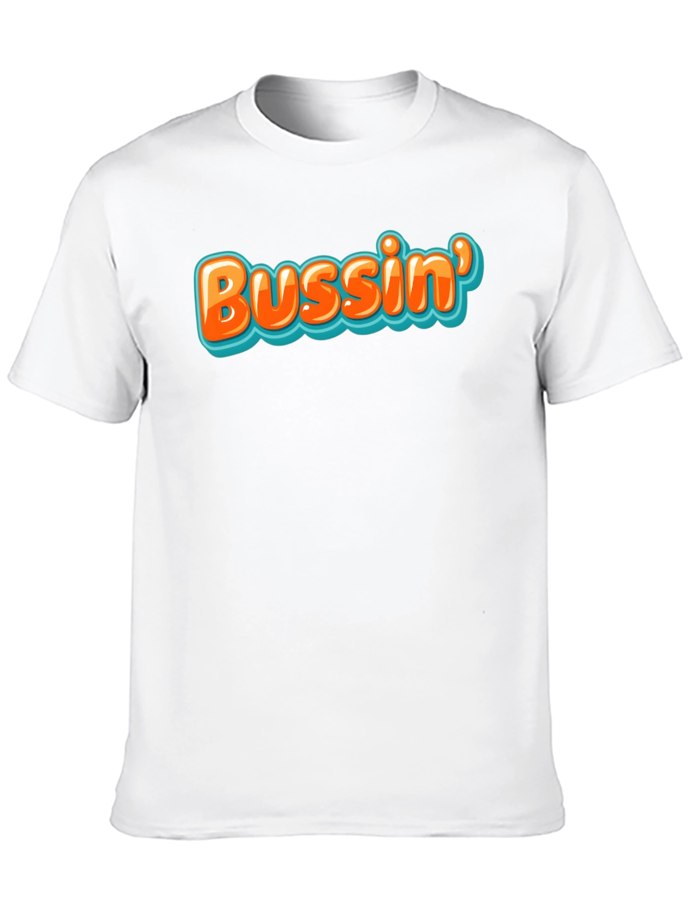Bussin Graphic Tee - Trendy Black T-Shirt