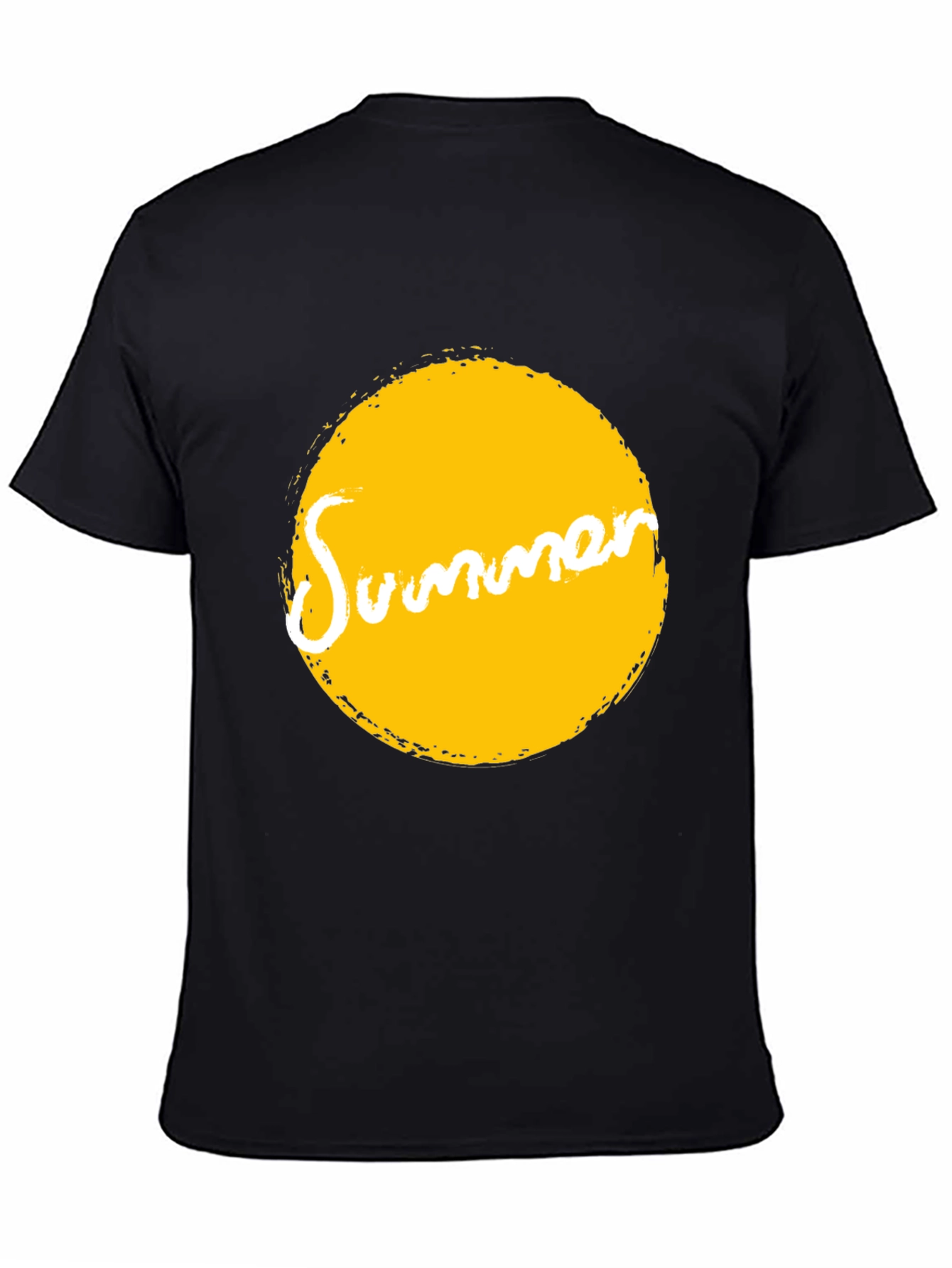 Summer Sun Graphic T-Shirt - Black
