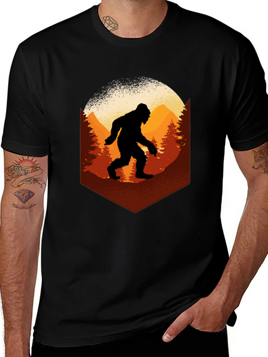 Bigfoot Silhouette Graphic Tee - Outdoors Adventure