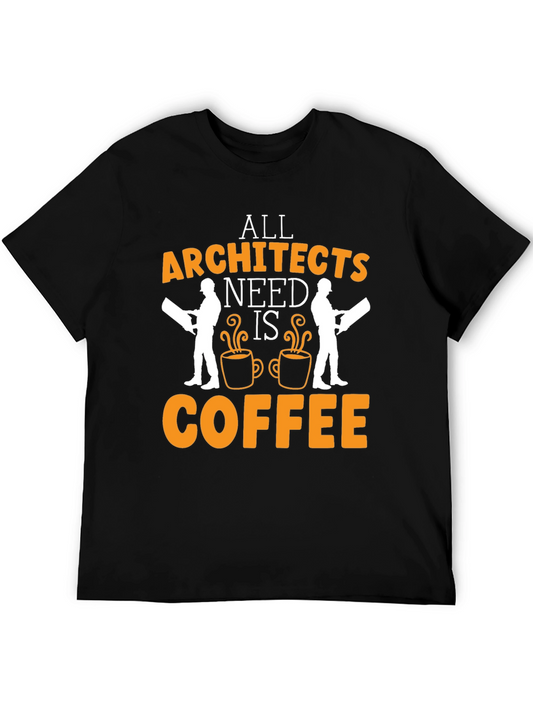 Architect Coffee T-Shirt - Funny Engineer Tee