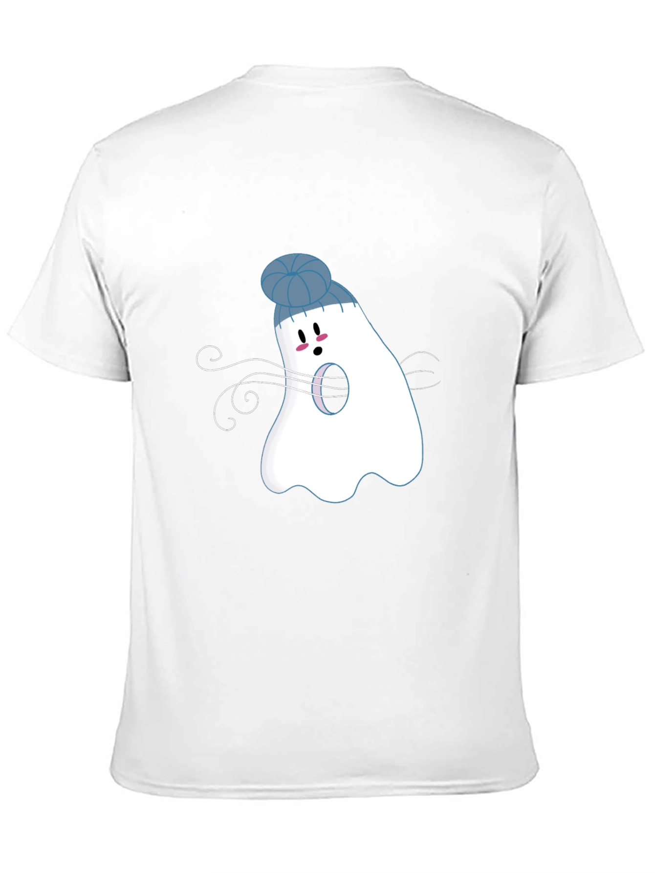 Ghost with Beanie T-Shirt: Spooky Season