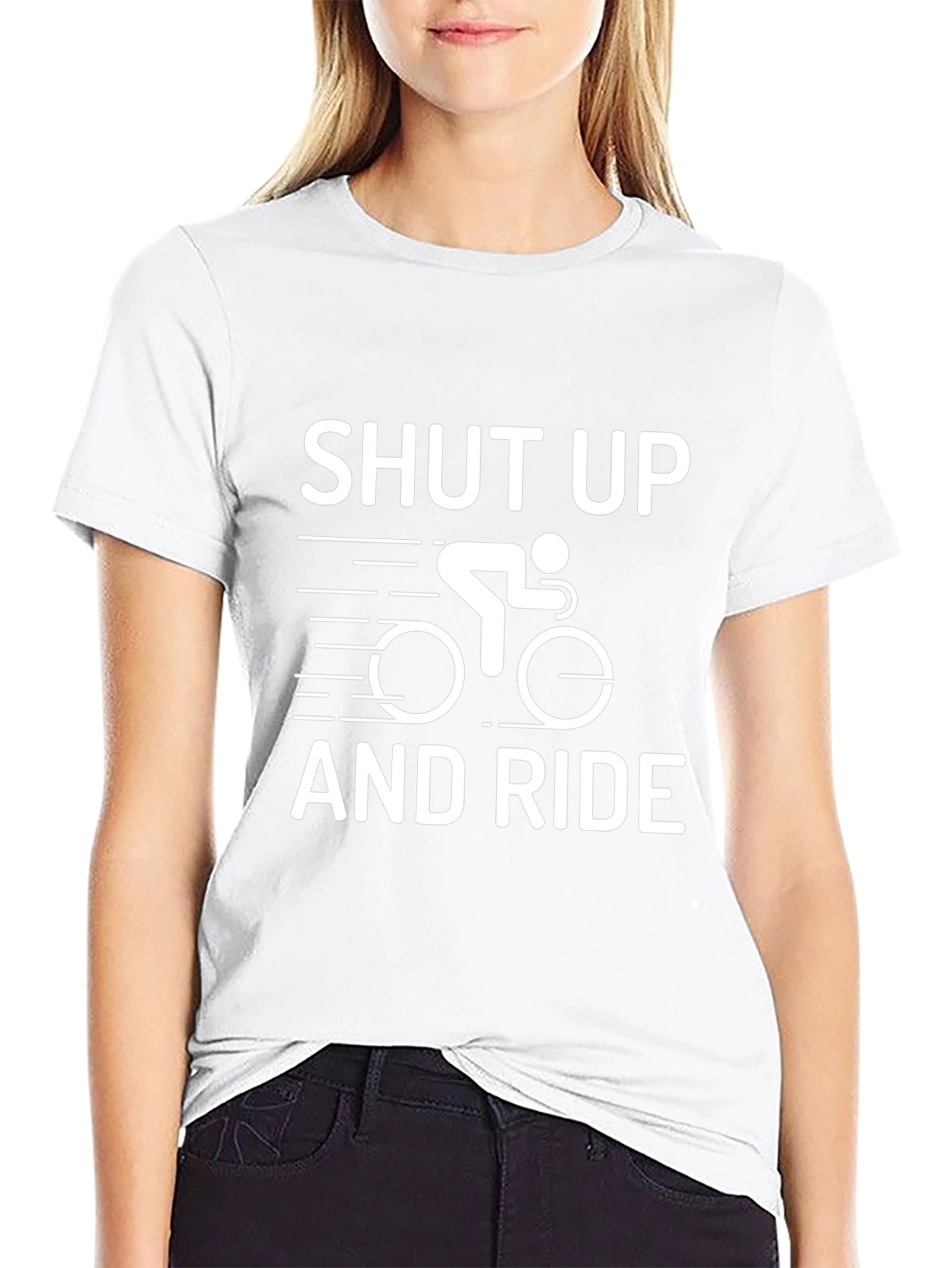 Shut Up And Ride Black T-Shirt