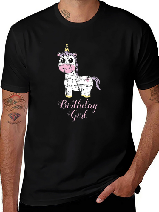 Birthday Girl Unicorn T-Shirt