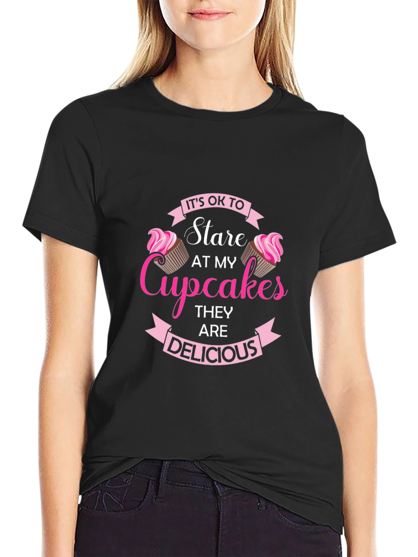 Cupcakes T-Shirt: Its OK to Stare