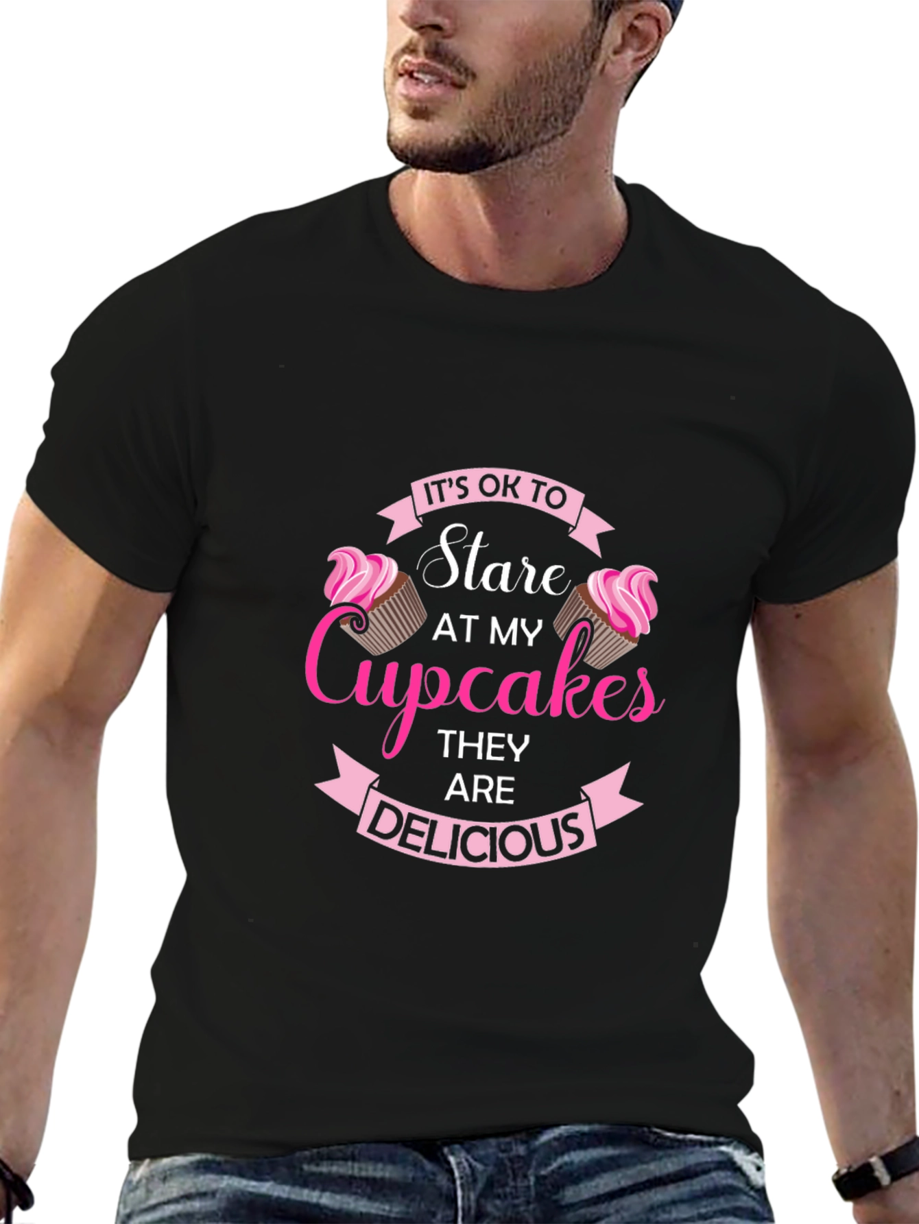 Cupcakes T-Shirt: Its OK to Stare