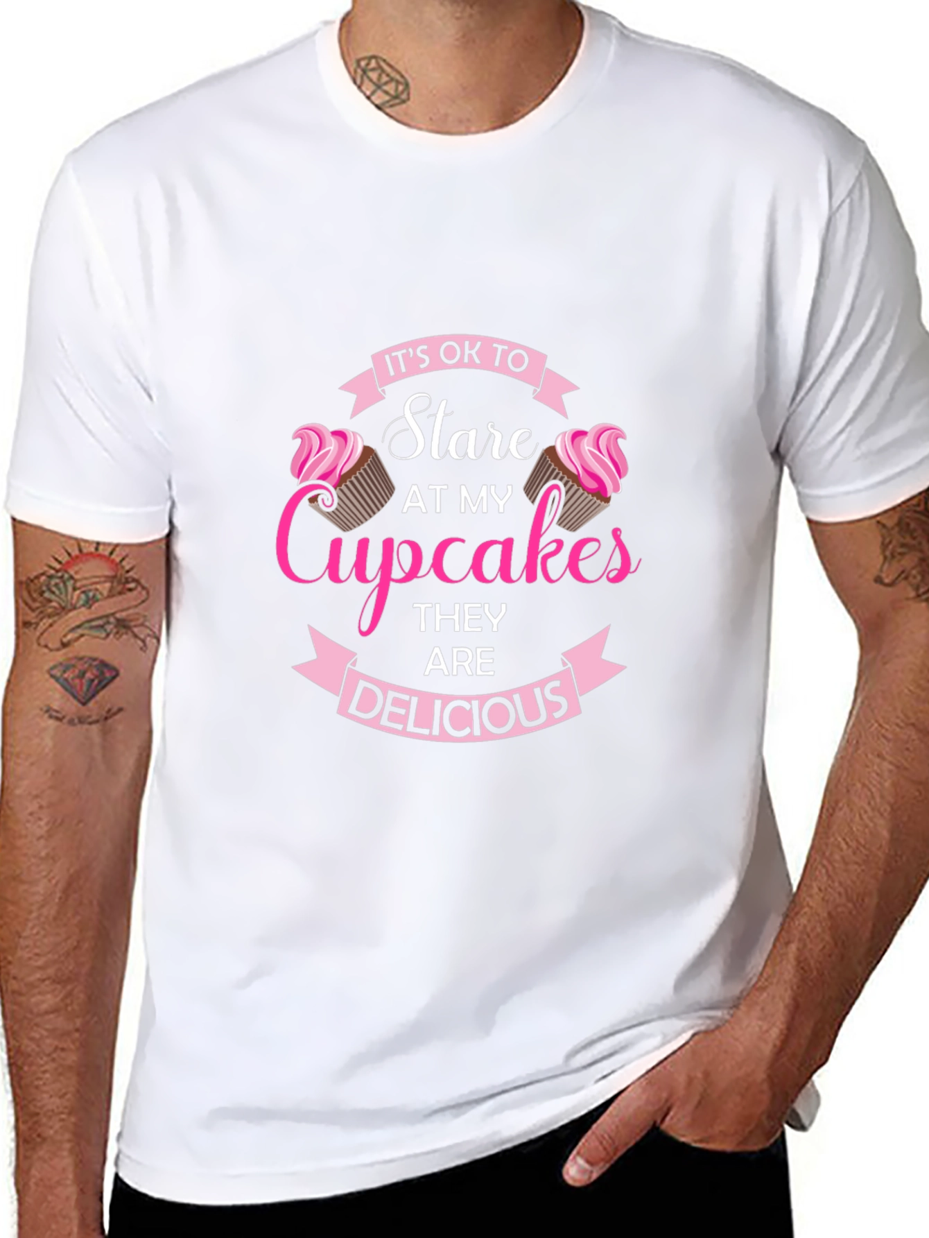 Cupcakes T-Shirt: Its OK to Stare