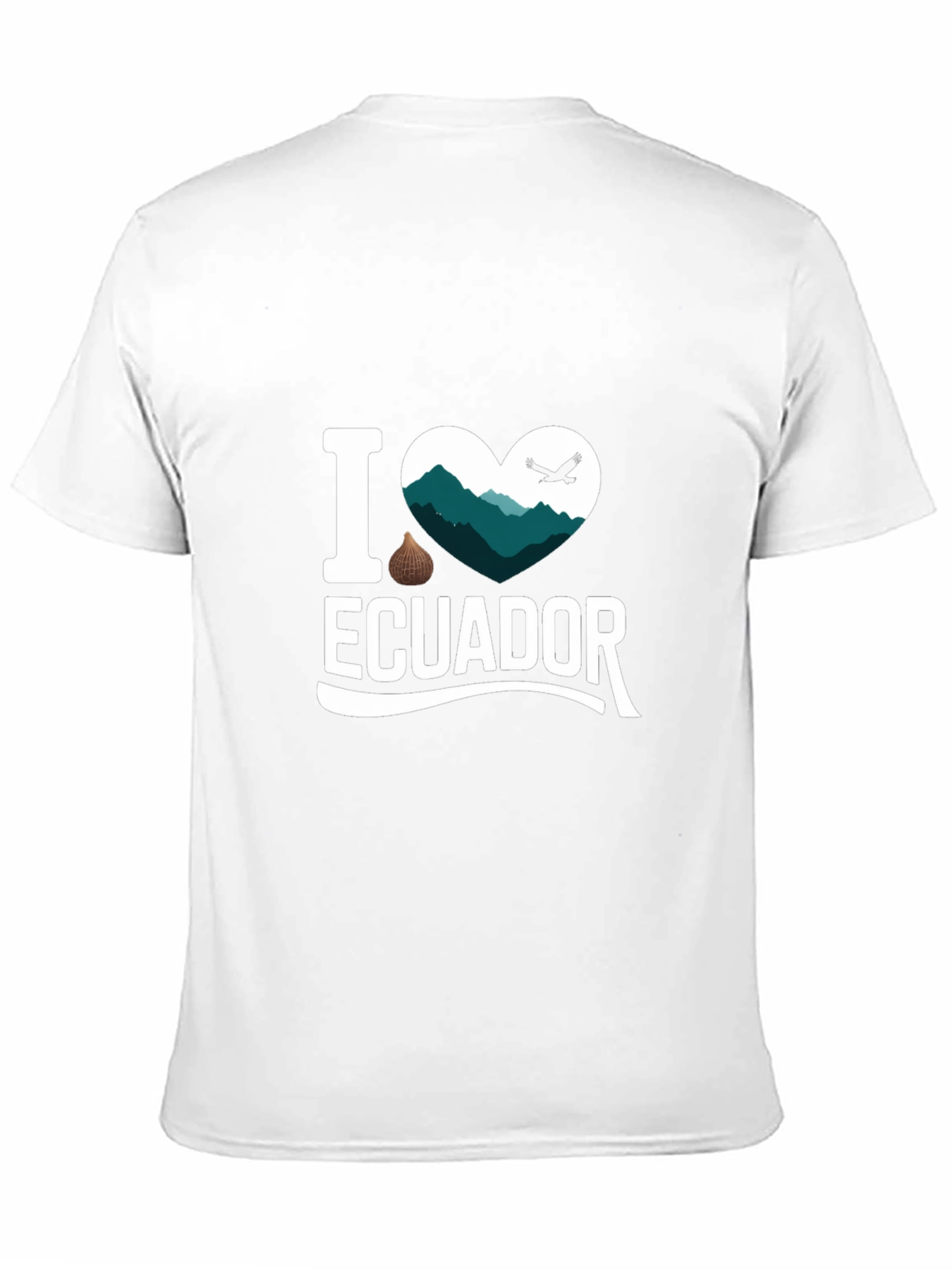 I Love Ecuador Graphic T-Shirt - Black