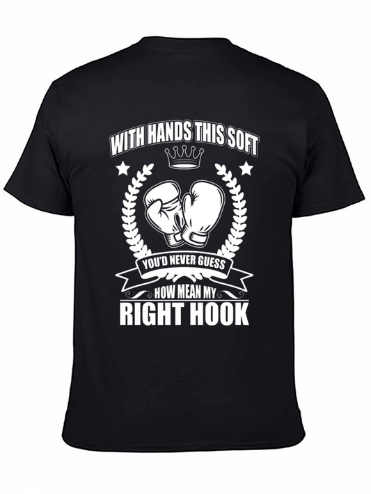 Soft Hands Right Hook Funny Boxing T-Shirt