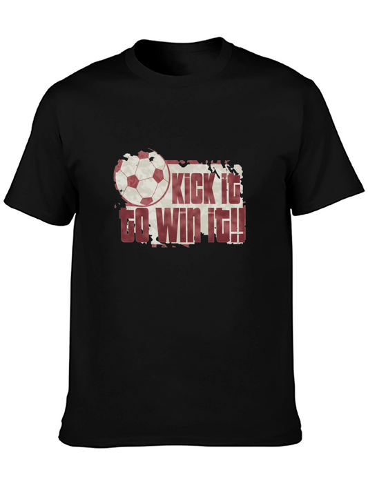 Kick It to Win It T-Shirt - Soccer Graphic Tee
