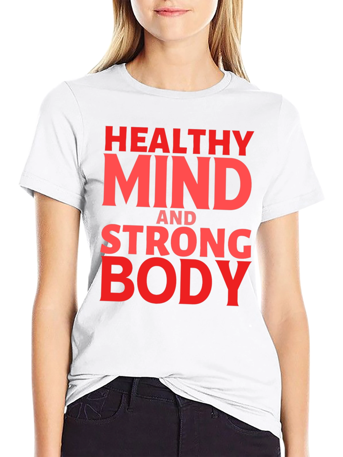 Healthy Mind Strong Body Graphic Tee