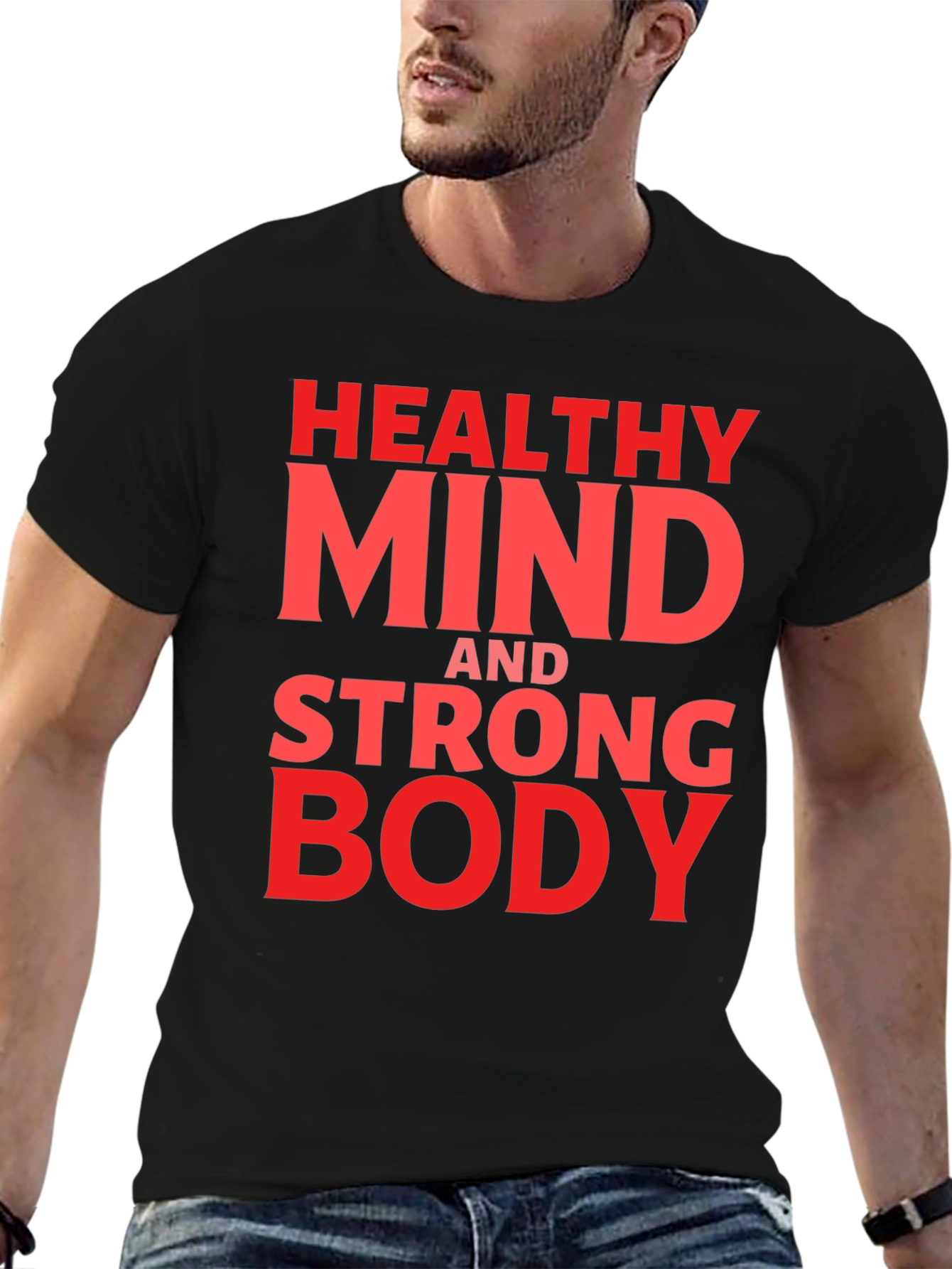 Healthy Mind Strong Body Graphic Tee