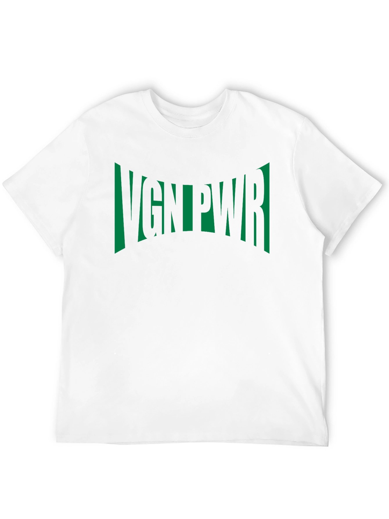VGN PWR Green Graphic Black T-Shirt