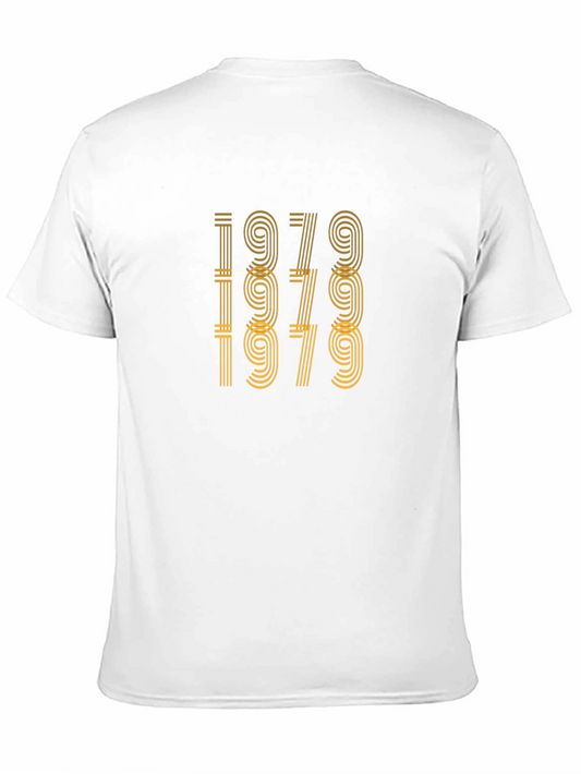 Vintage 1979 Graphic Tee - Retro Birthday T-Shirt
