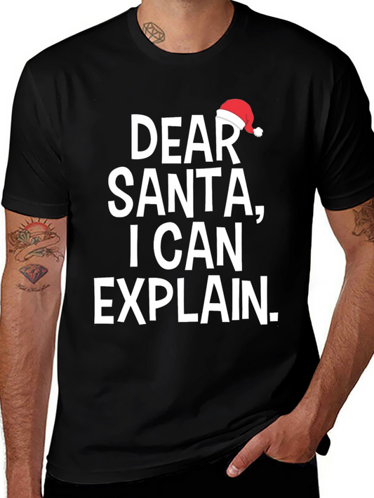 Dear Santa I Can Explain Graphic Tee