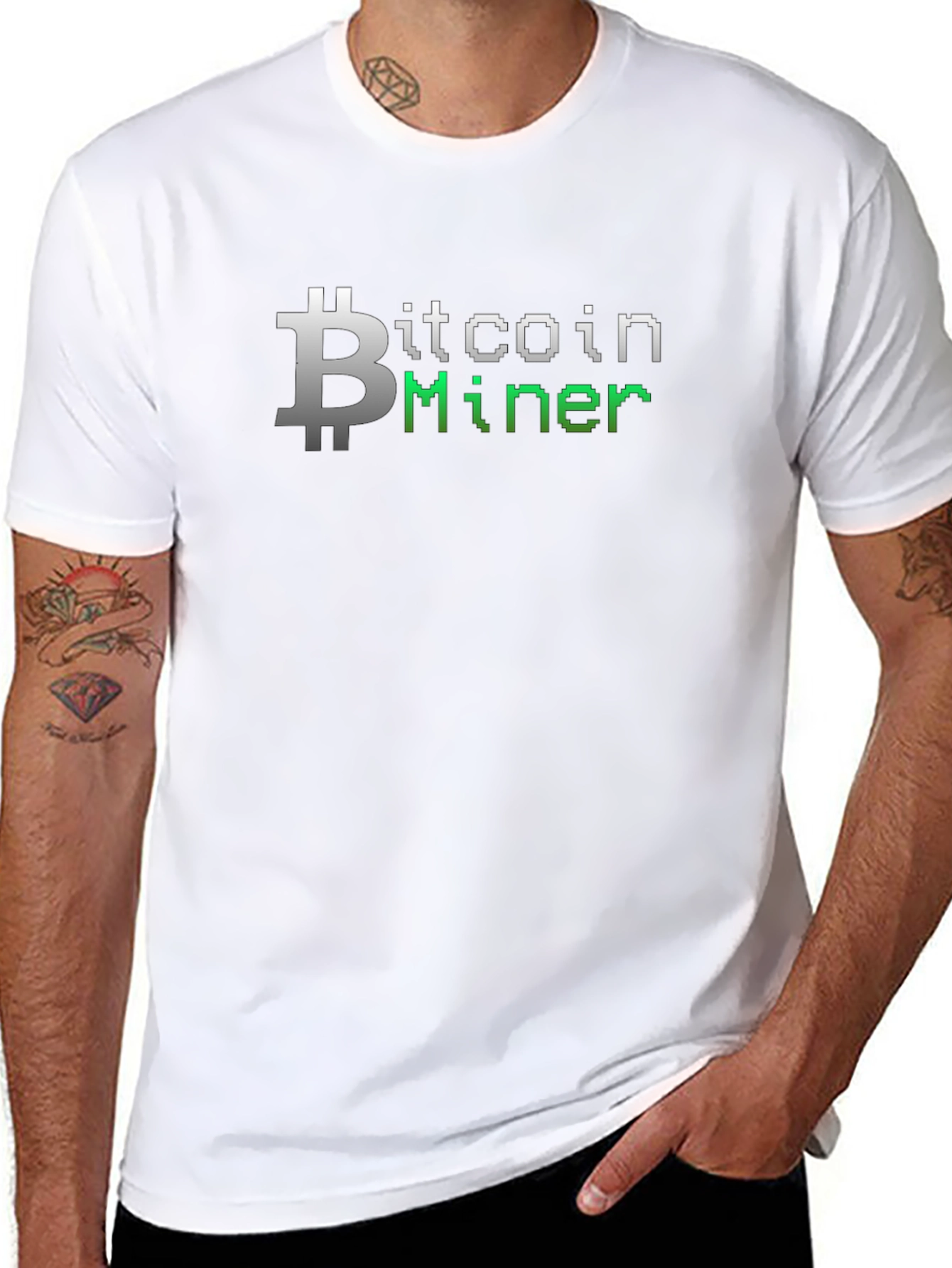 Bitcoin Miner Graphic Tee - Crypto Currency T-Shirt