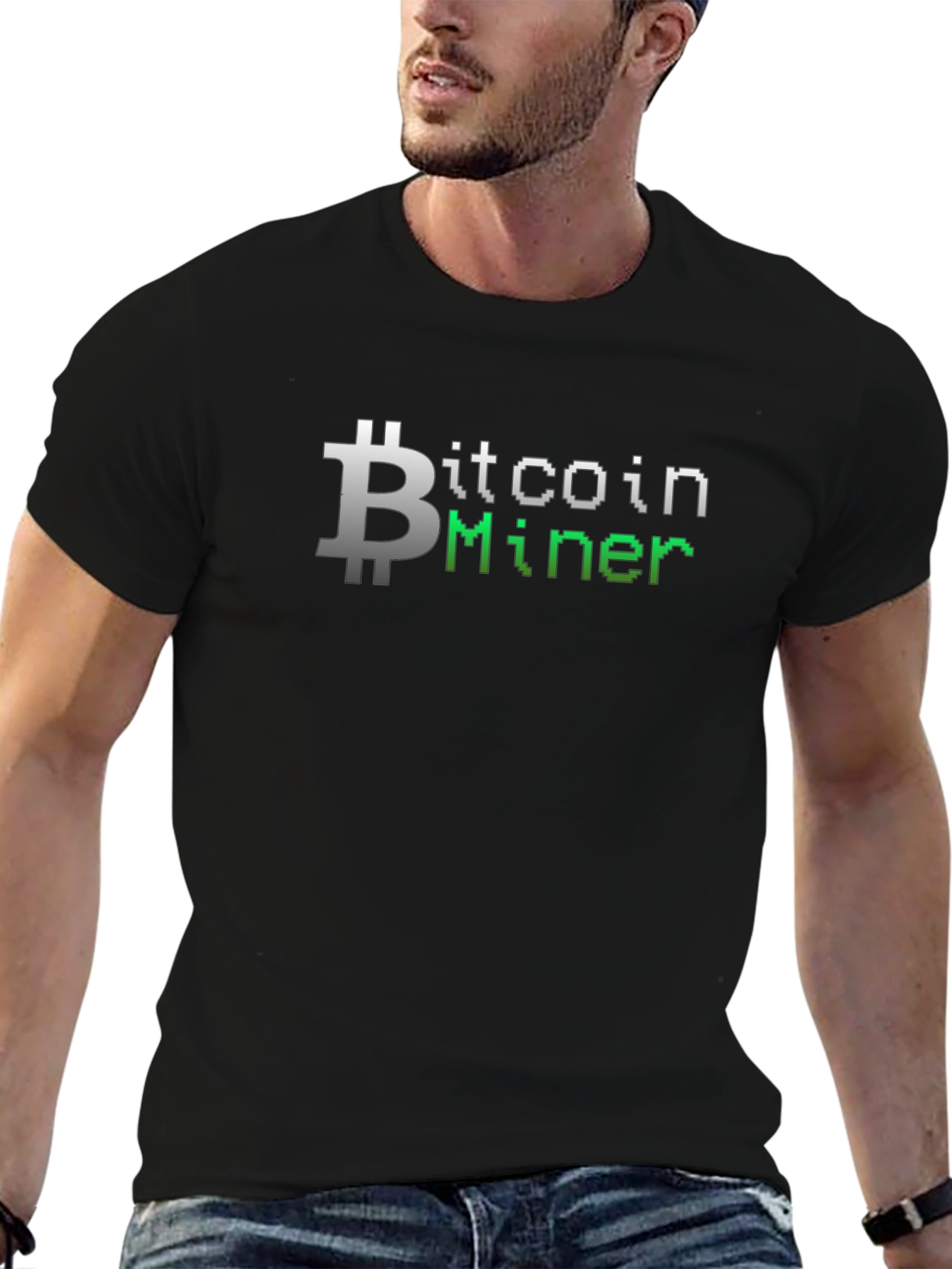 Bitcoin Miner Graphic Tee - Crypto Currency T-Shirt