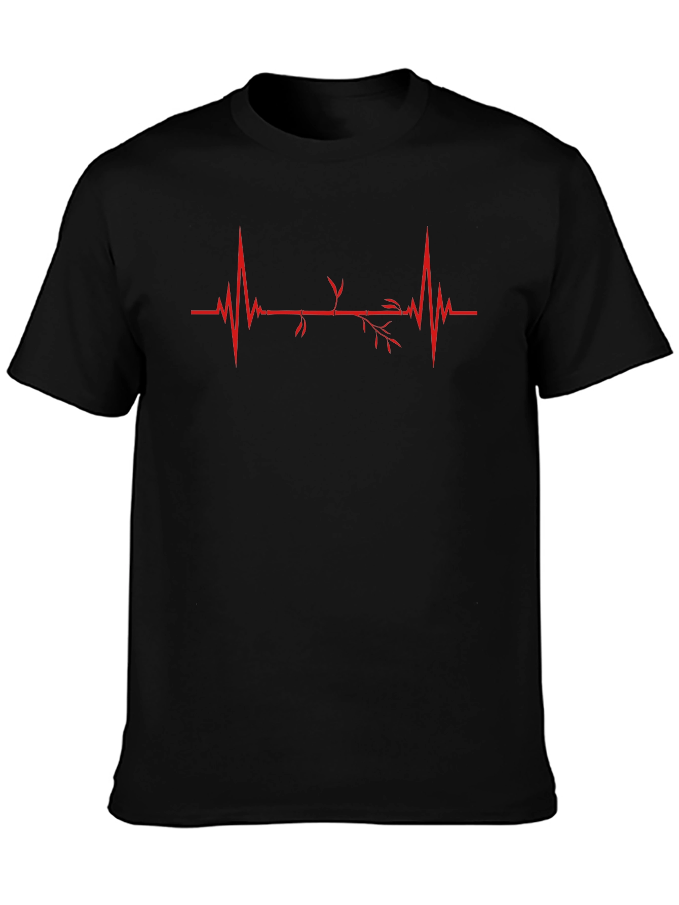 Bamboo Heartbeat T-Shirt - Nature Lover Tee