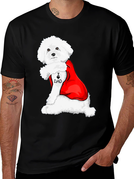 I Heart Dad Dog T-Shirt - Adorable Pet Lover Tee