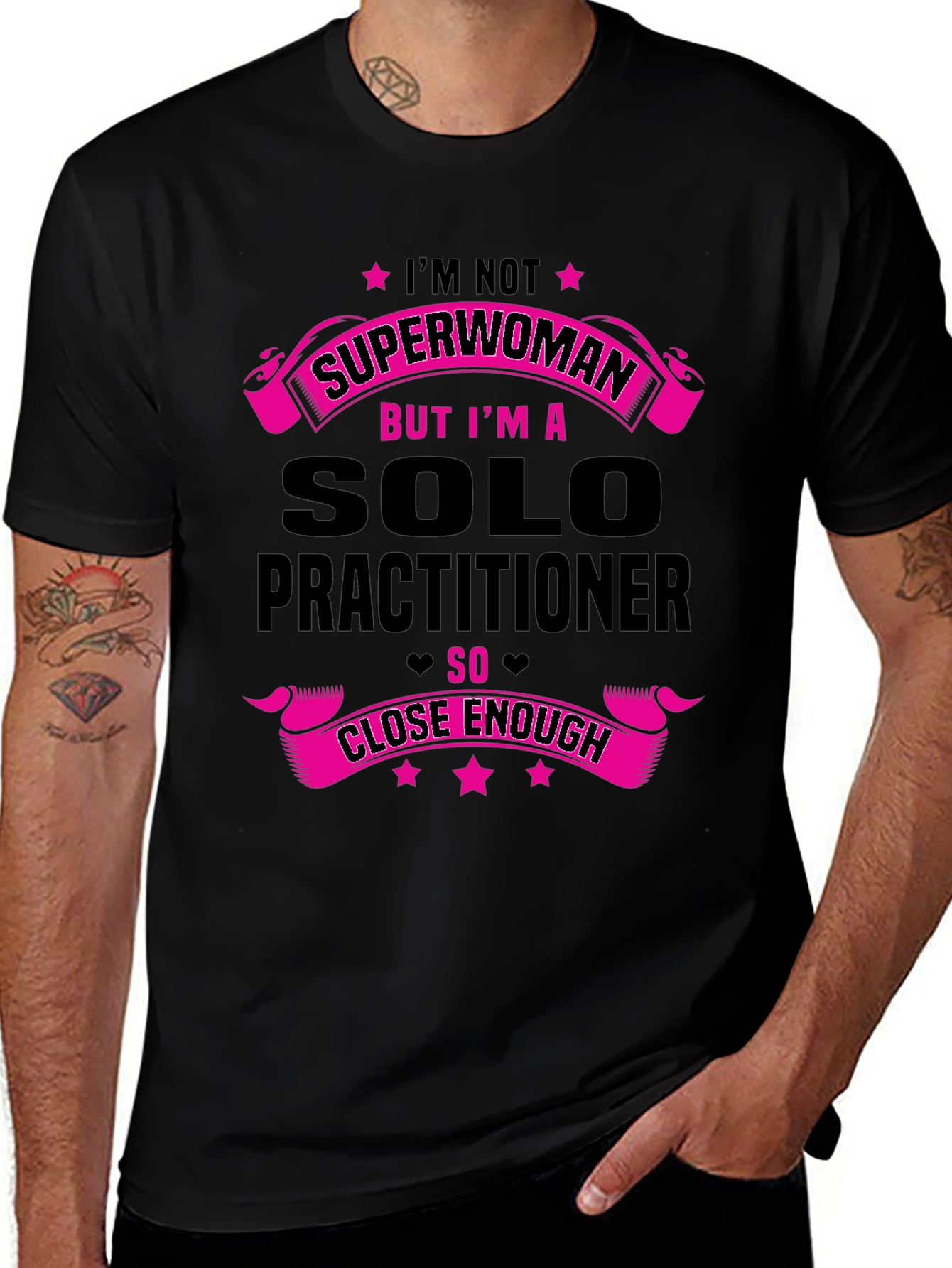 Solo Practitioner T-Shirt - Superwoman Funny Tee
