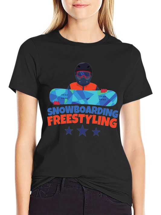 Snowboarding Freestyling Graphic Tee